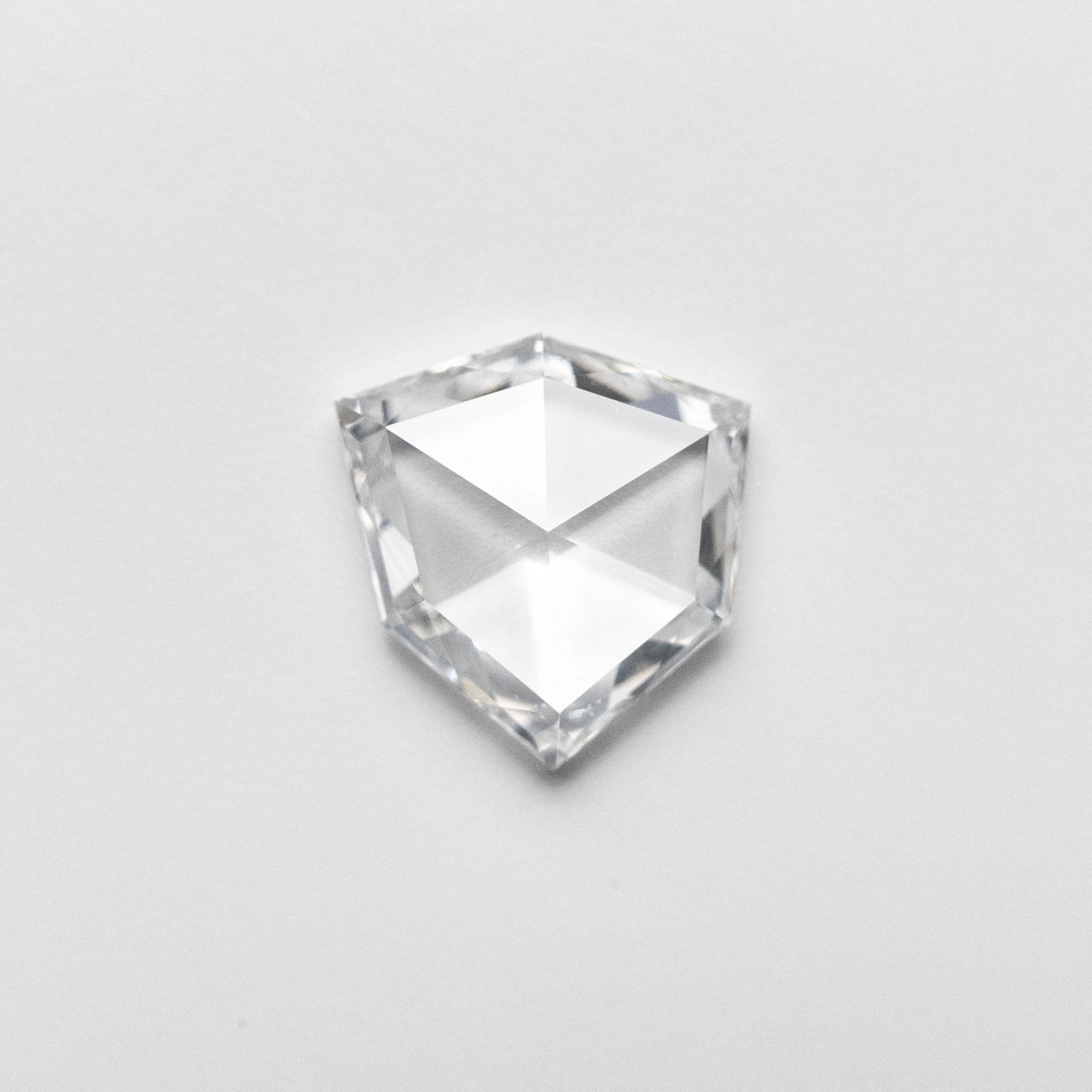 0.57ct 6.71x6.36x1.73mm Shield Rosecut 18496-04