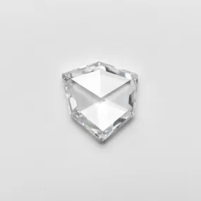 0.57ct 6.71x6.36x1.73mm Shield Rosecut 18496-04