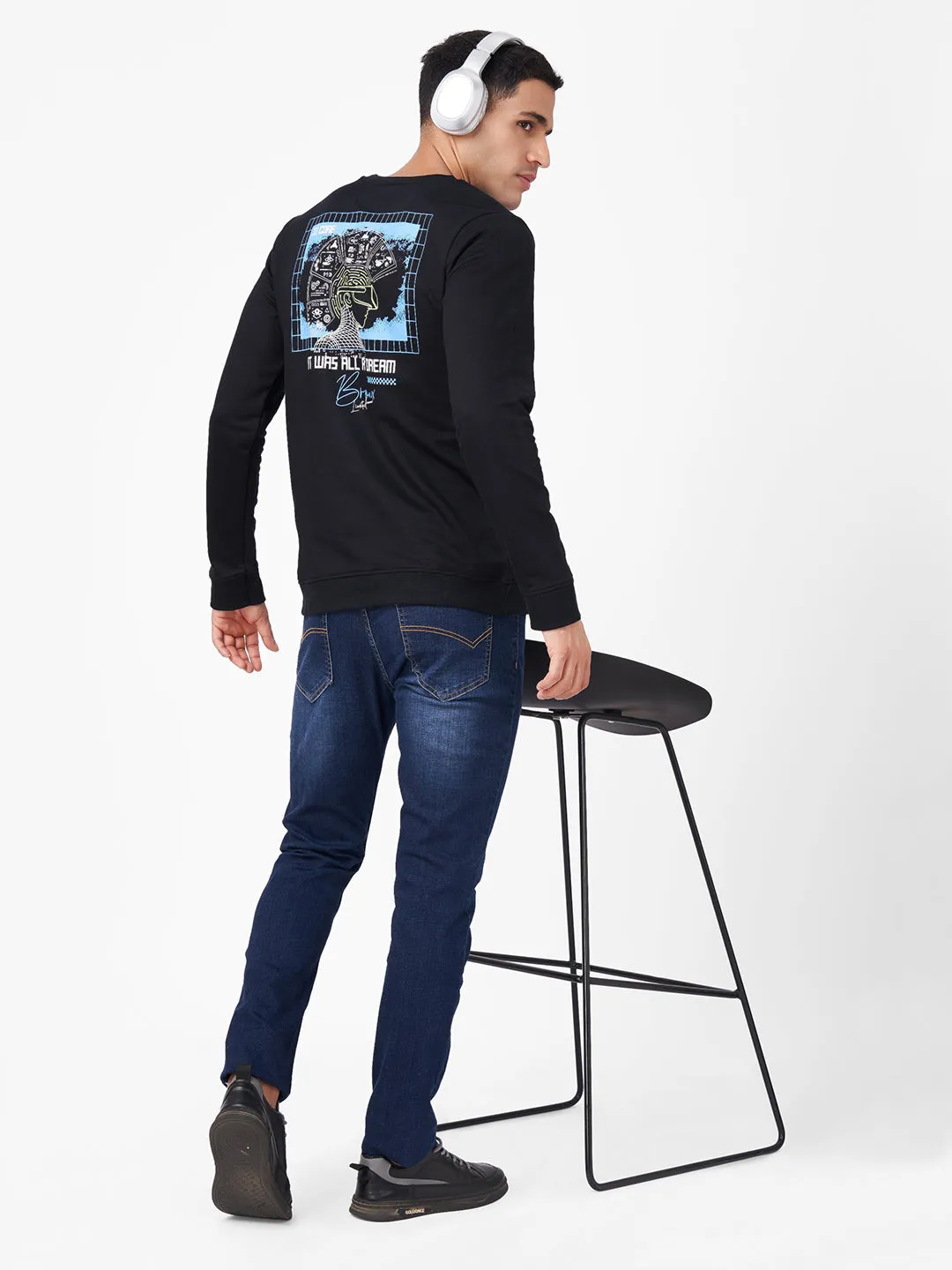 100% Cotton Printed Full Sleeve Sweatshirt