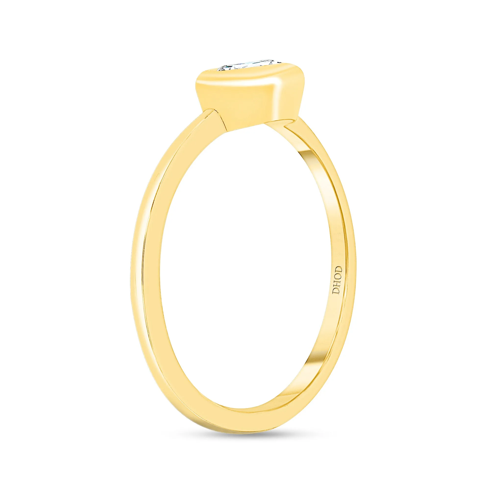 14K Gold Heart Diamond Ring