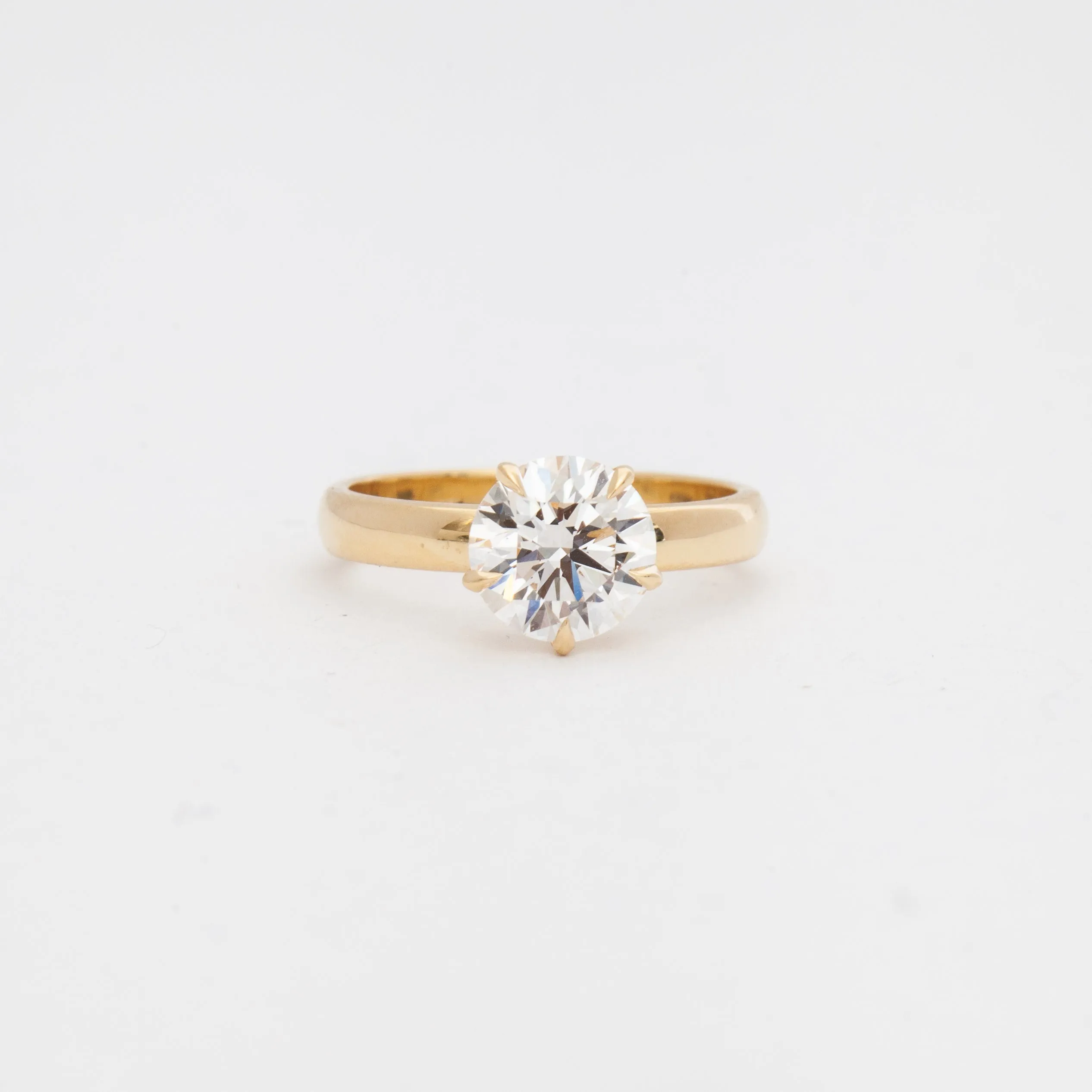 1.76 ct. Round Vault Five-Prong Solitaire