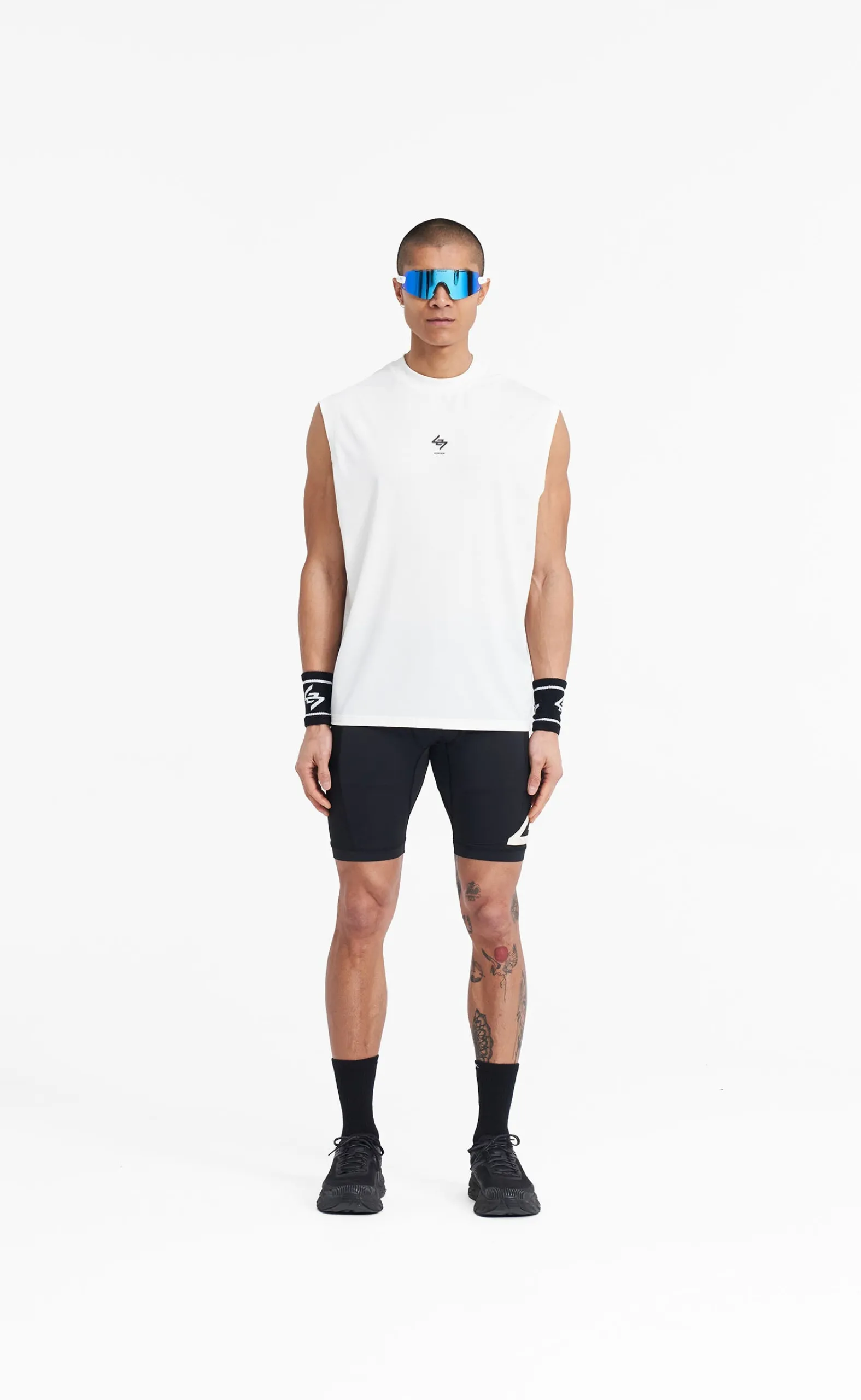 247 OVERSIZED FLAT WHITE TANKTOP