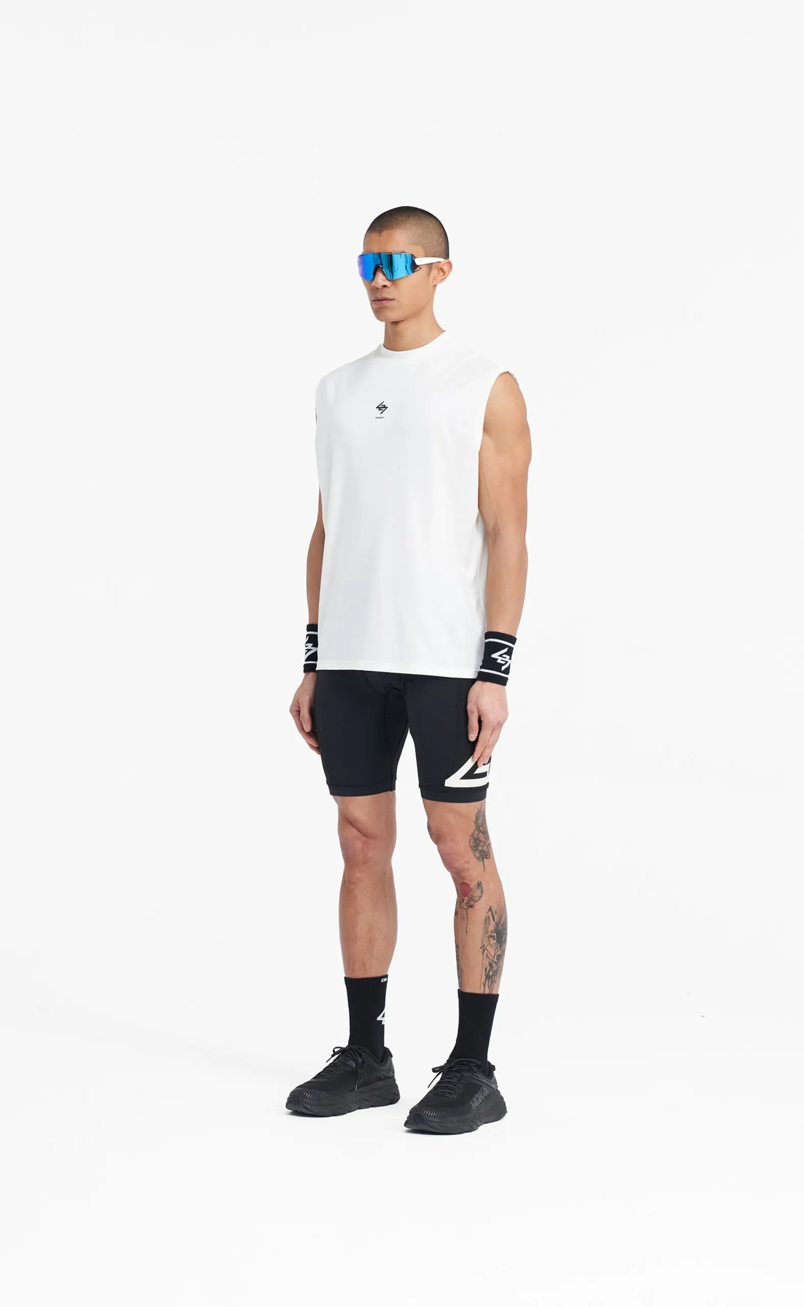 247 OVERSIZED FLAT WHITE TANKTOP