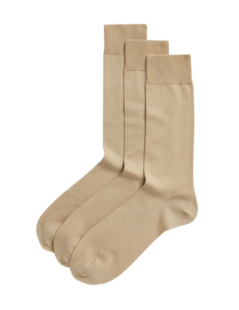 3pk Luxury Egyptian Cotton Rich Socks