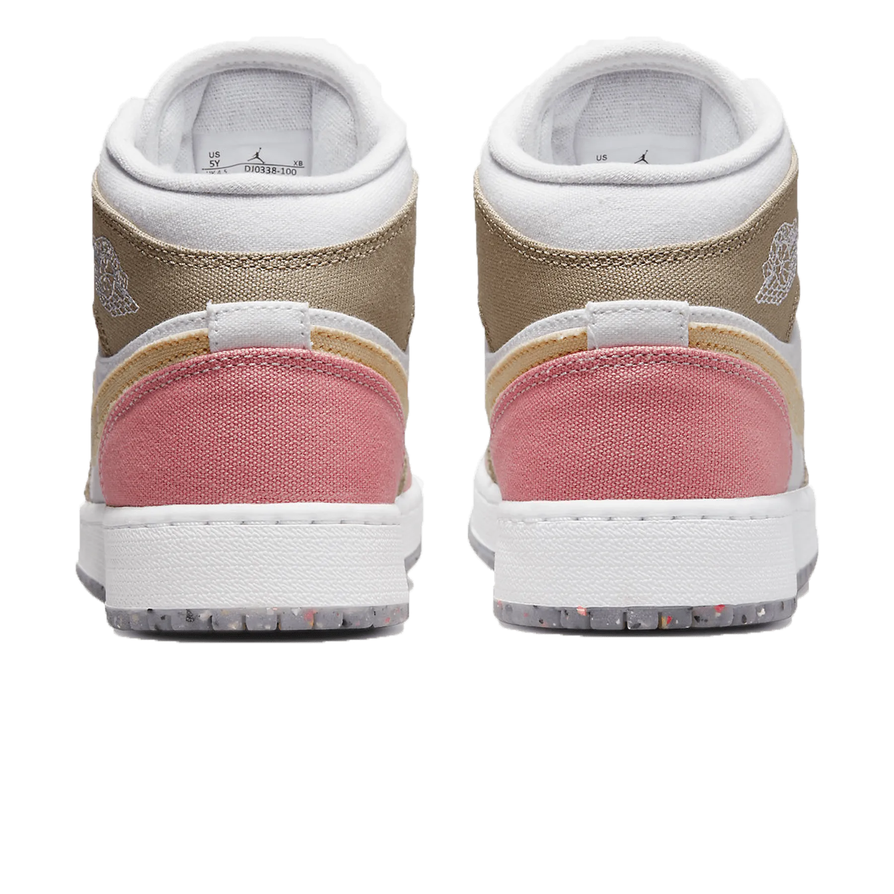 Air Jordan 1 Mid GS Pink Tan