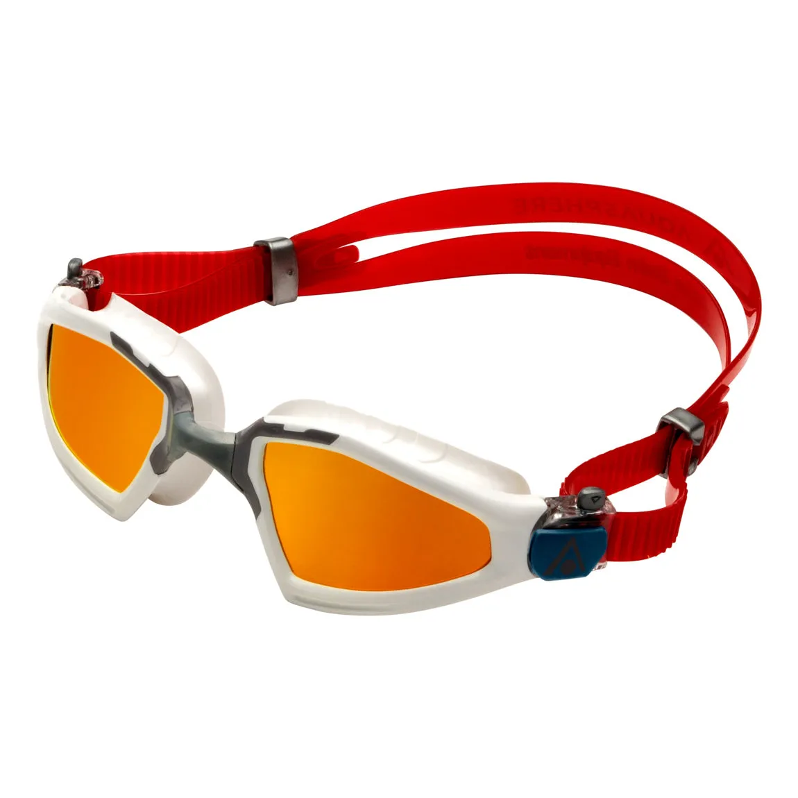 Aqua Sphere Kayenne Pro.A - WHT/GRY:Red Titanium Mirrored