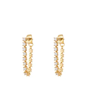 Ballier Chain Studs- Gold