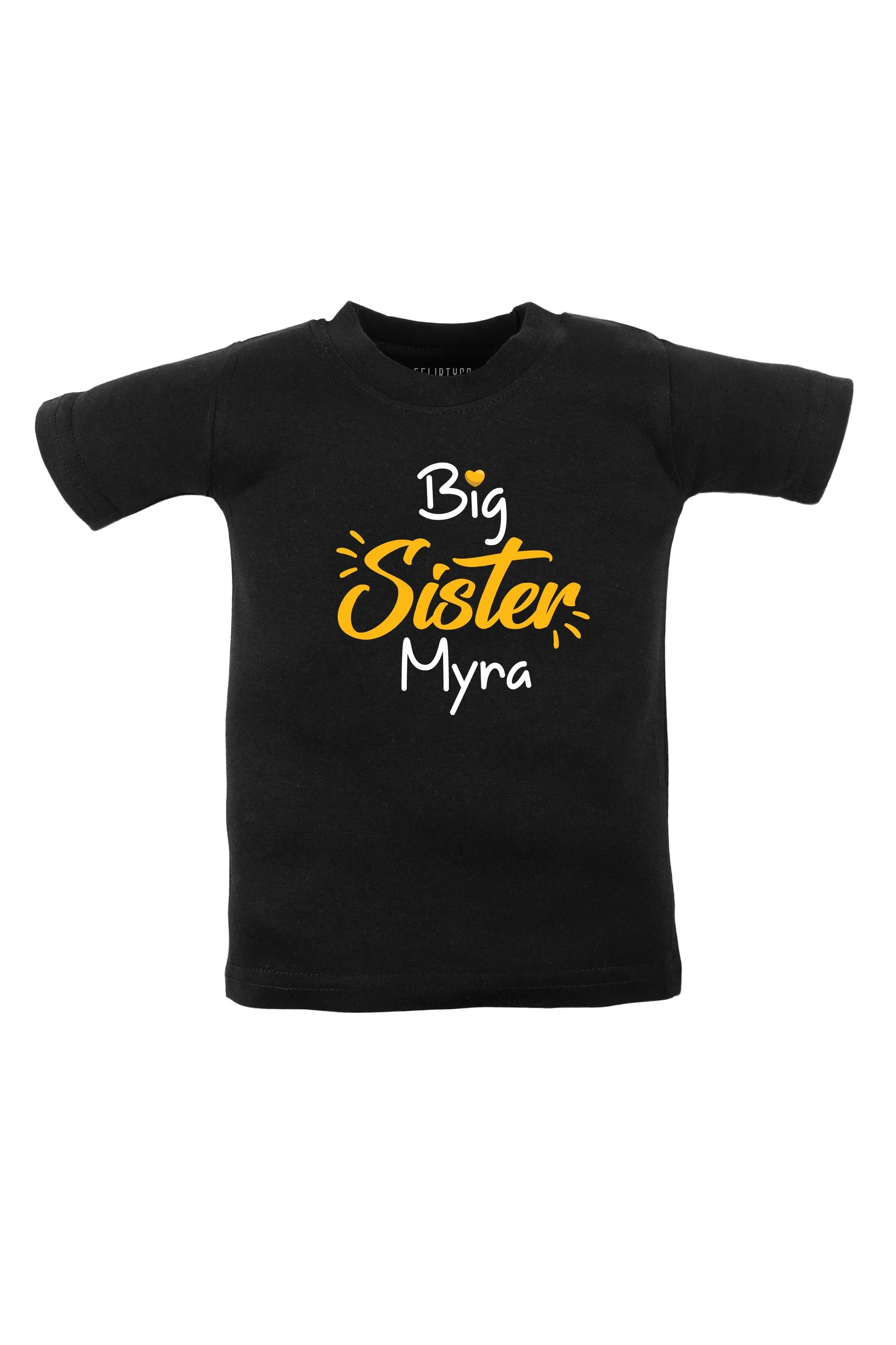 Big Sister W/ Custom Name KIDS T SHIRT