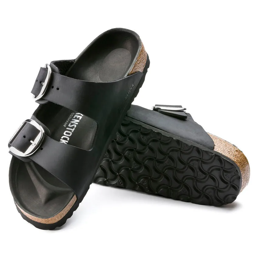 Birkenstock - Arizona Big Buckle Oiled Leather Black N 1011075