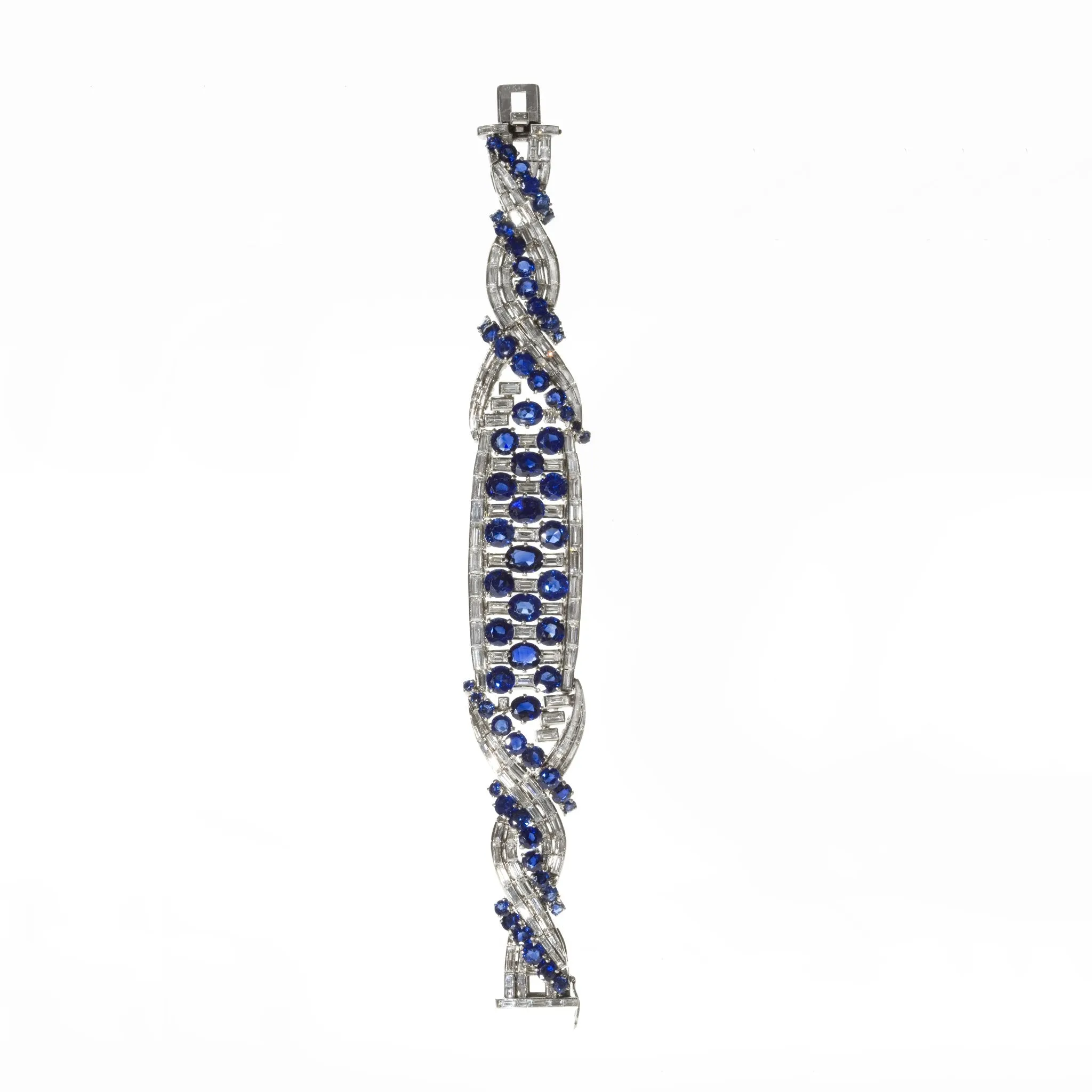 Boucheron Paris Untreated Sapphire and Diamond Bracelet