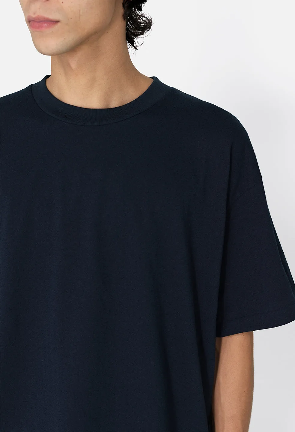 Boucle University Tee / Navy