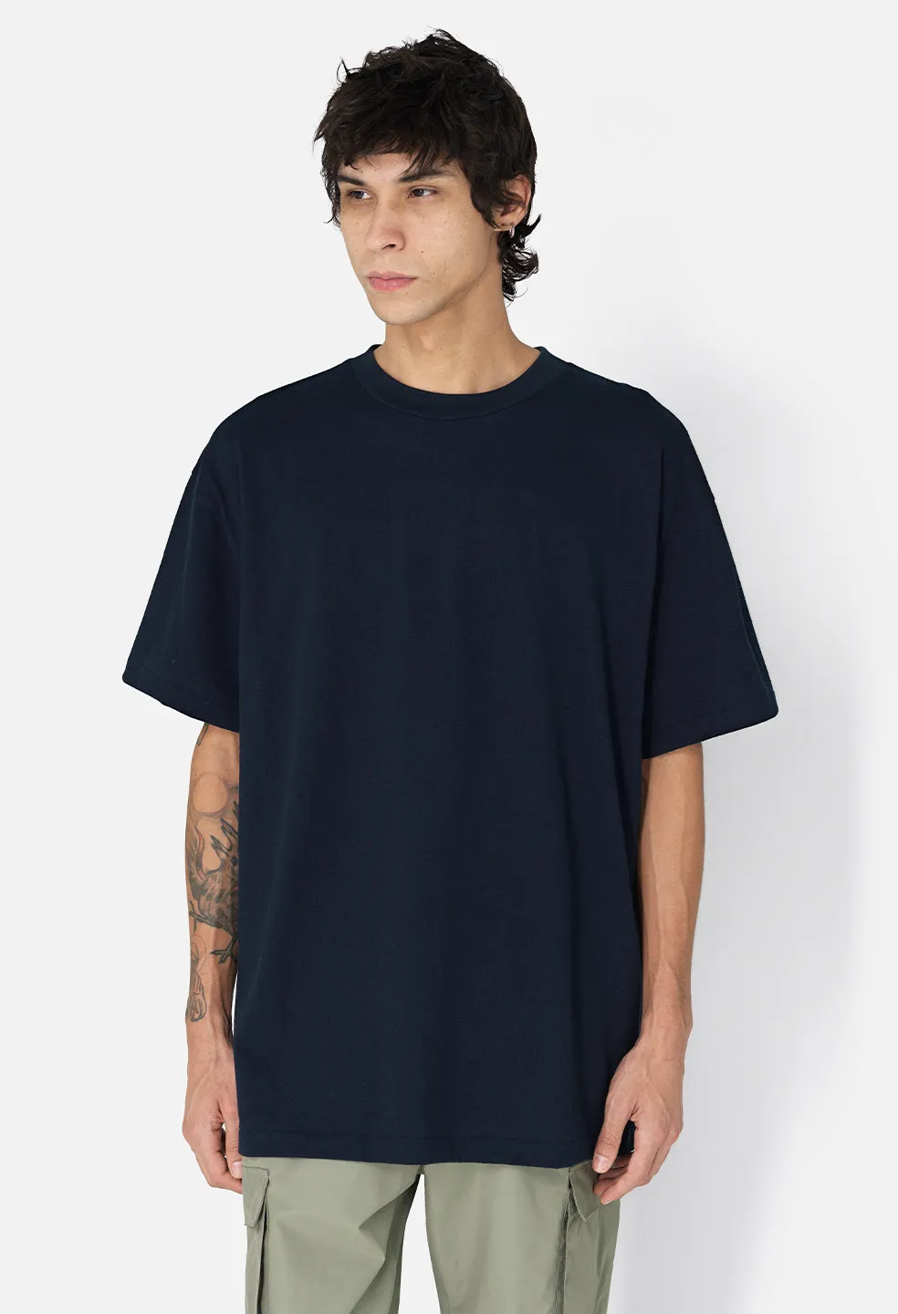 Boucle University Tee / Navy