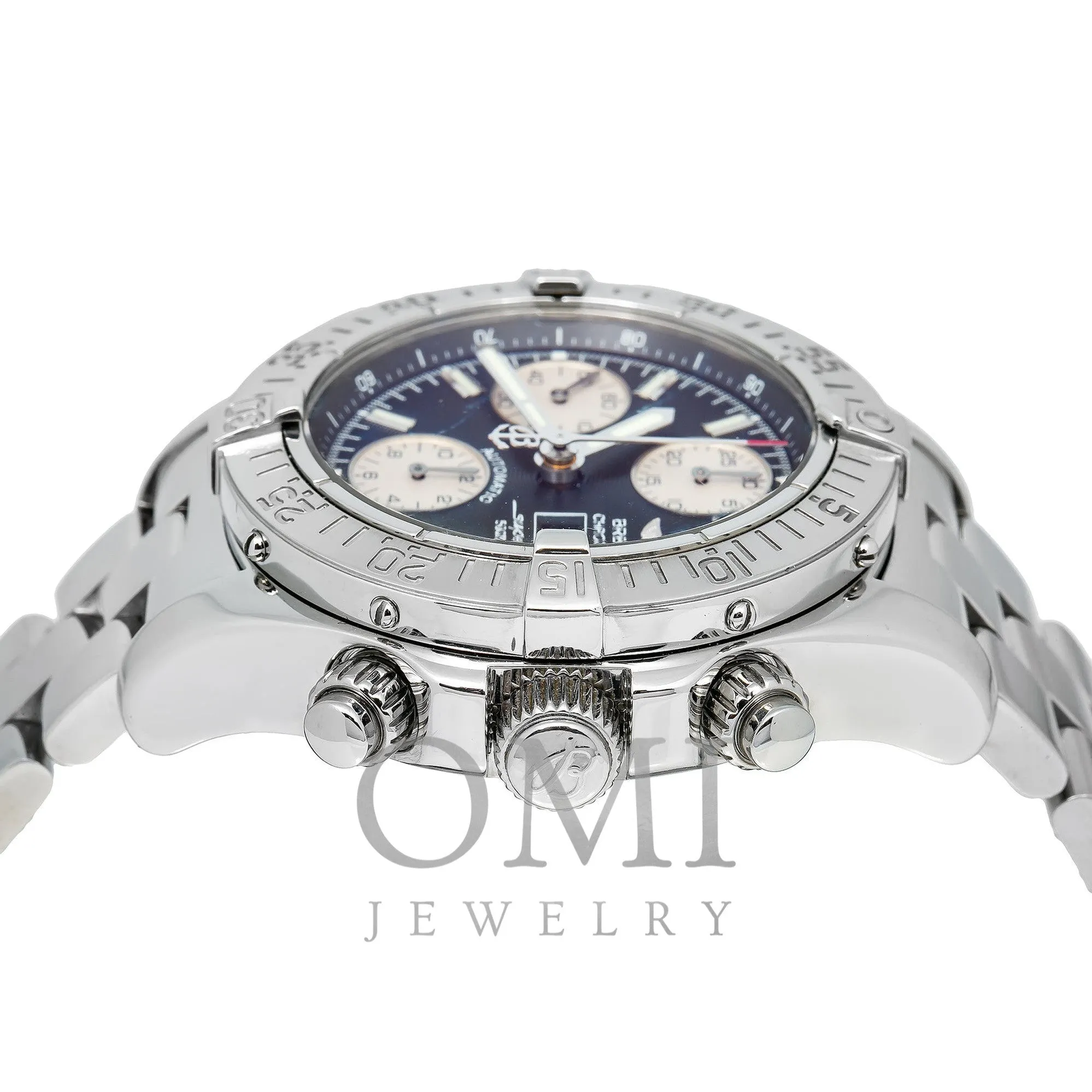 Breitling Superocean Chronograph II A13340 42MM Black Dial With Stainless Steel Bracelet