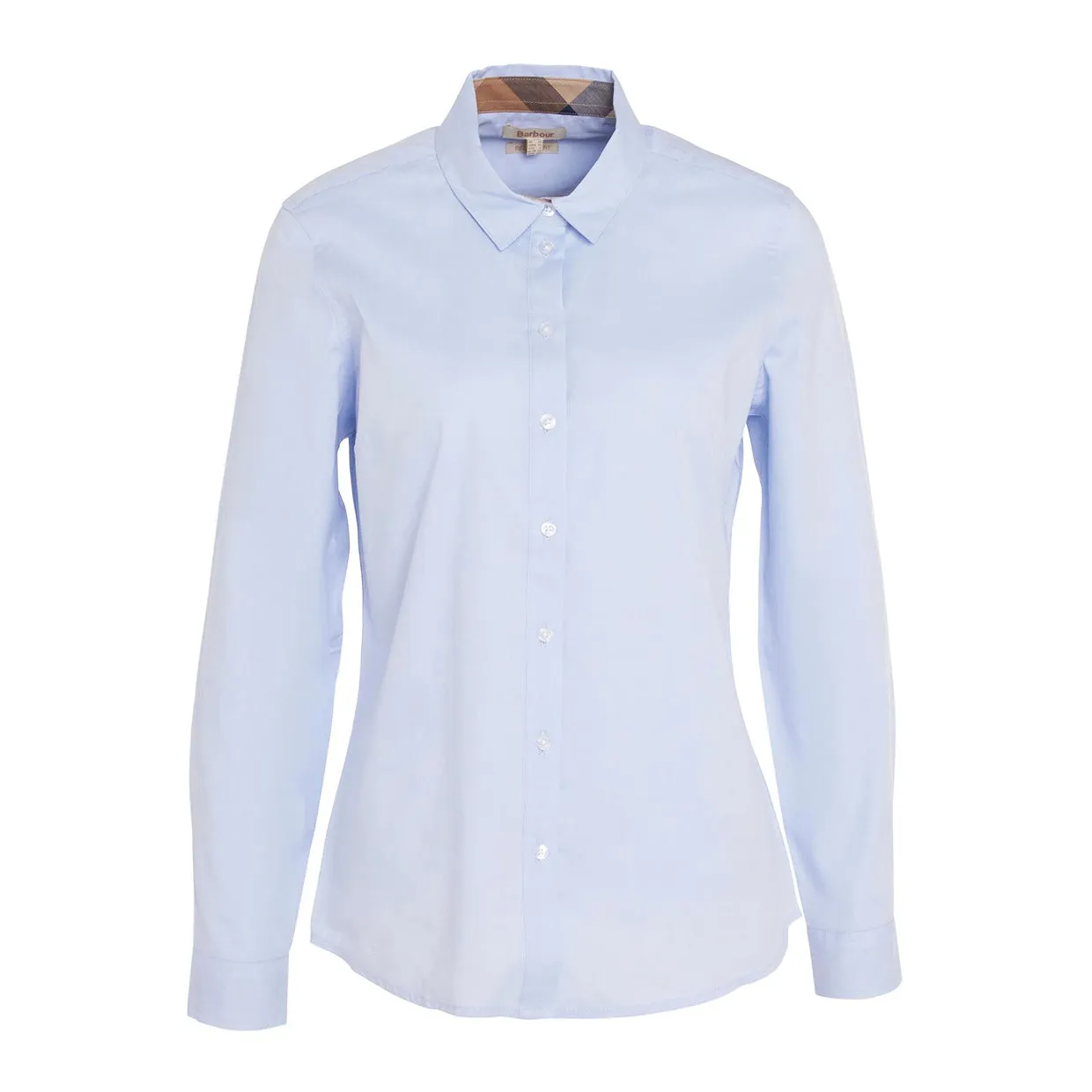 Camicia Donna Barbour Derwent Celeste