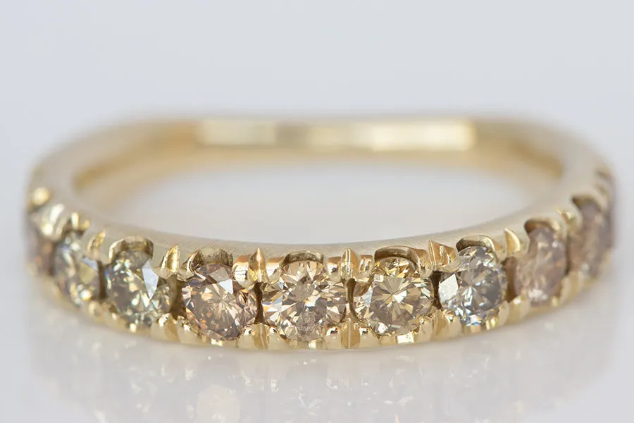 Champagne Diamond Euro Band