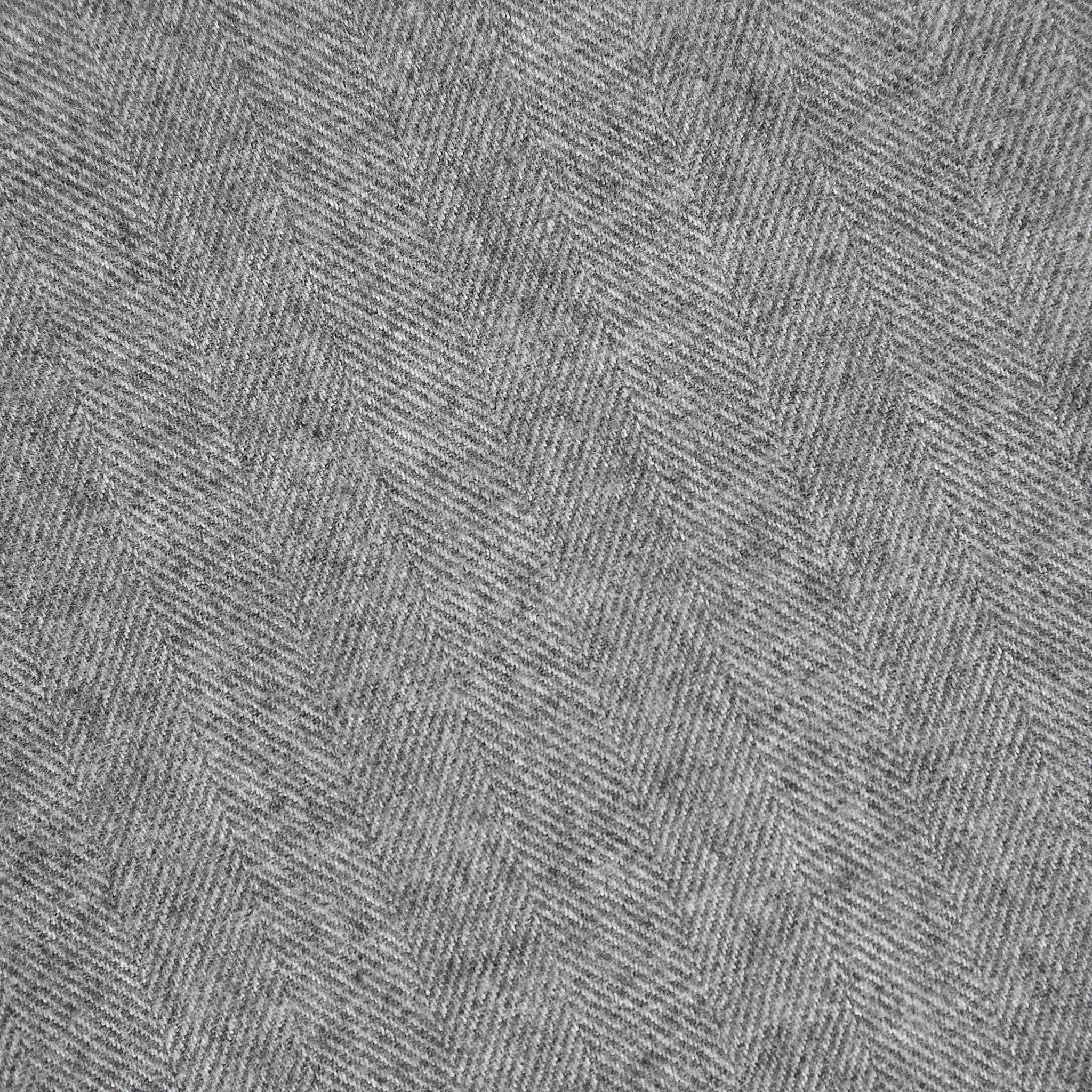 Clamenc Soft cotton Melton Herringbone (dark grey melange)