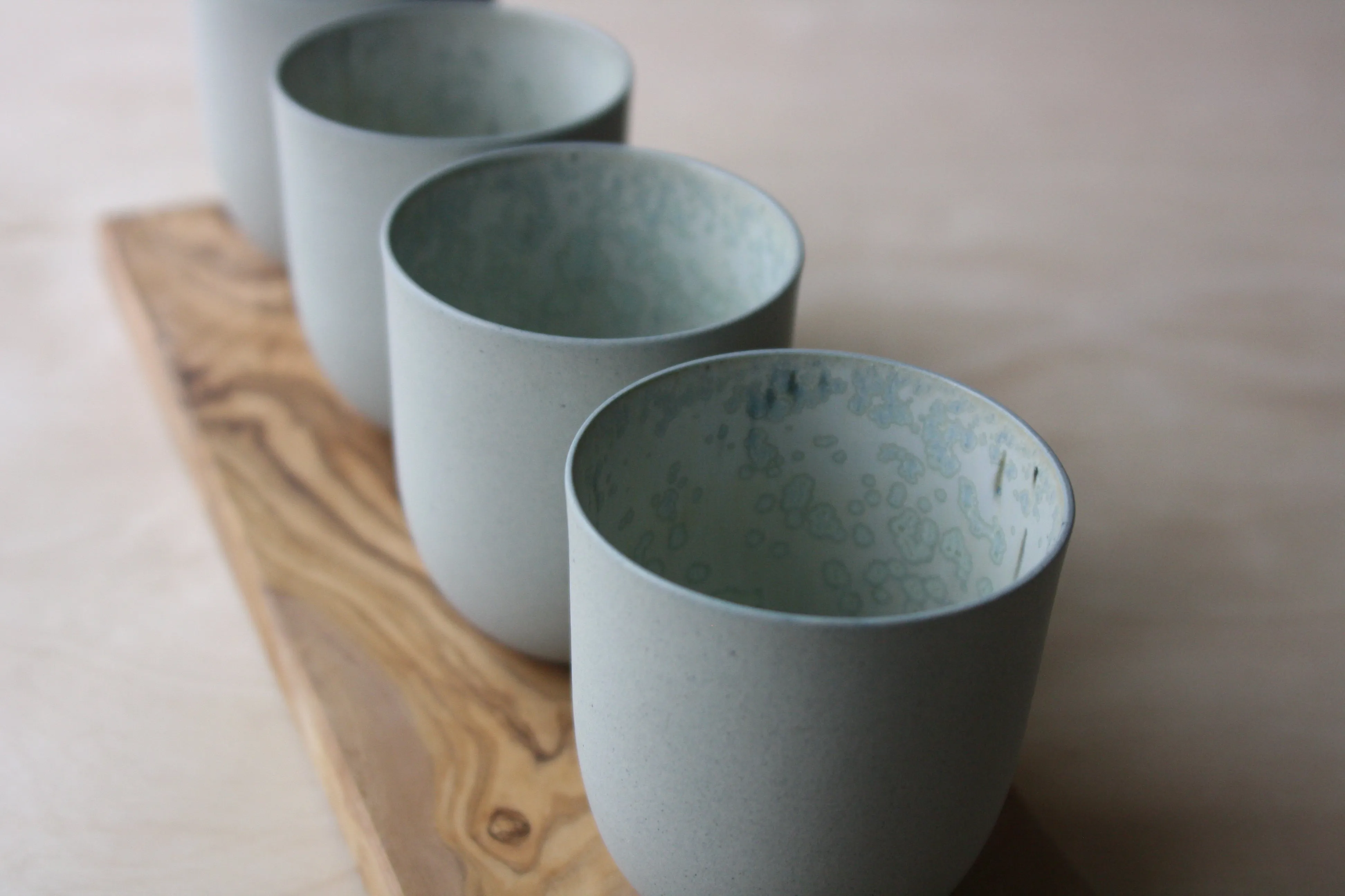 Coffee Cup, Stone Blue w/ crystal glaze (200 ml)