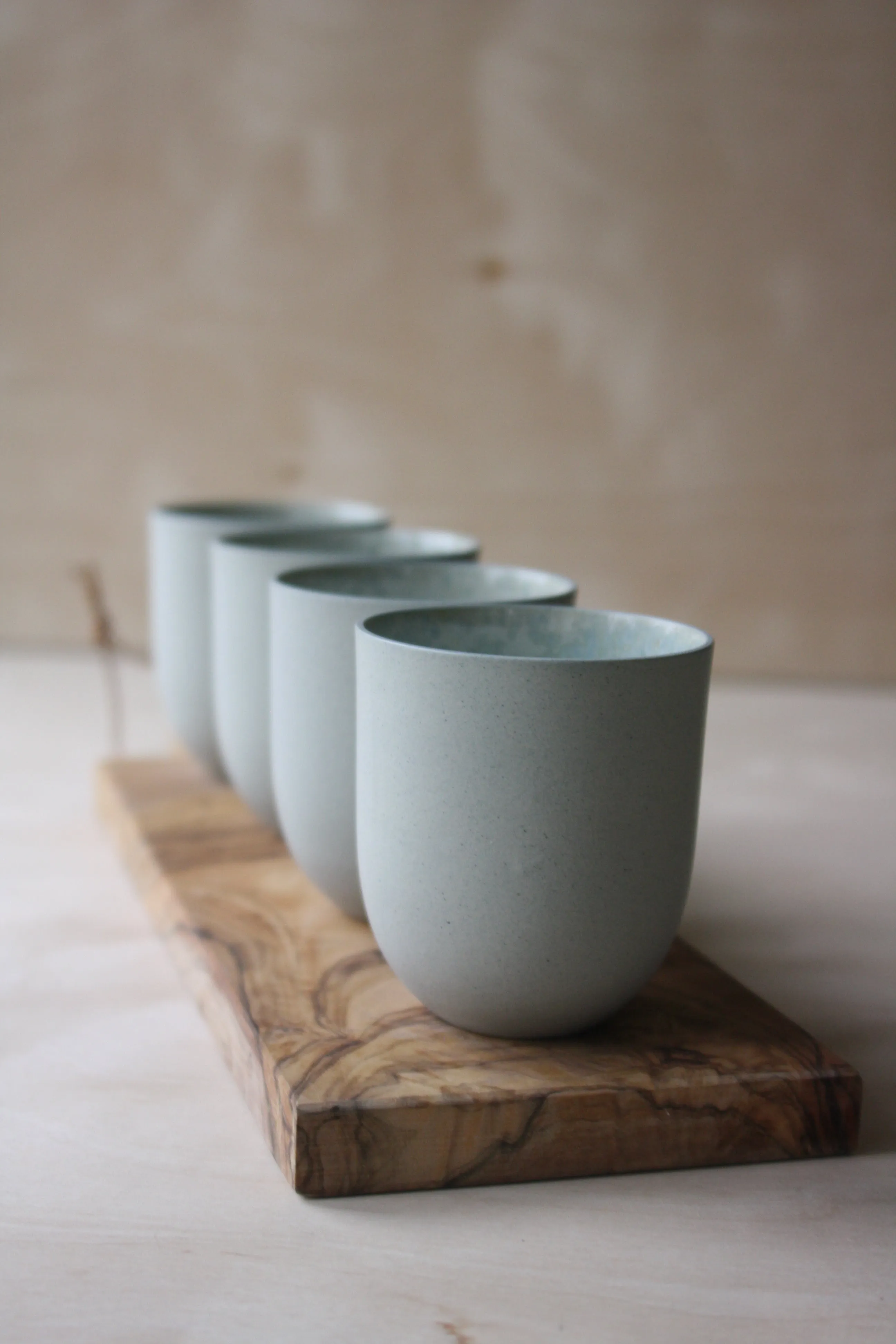 Coffee Cup, Stone Blue w/ crystal glaze (200 ml)