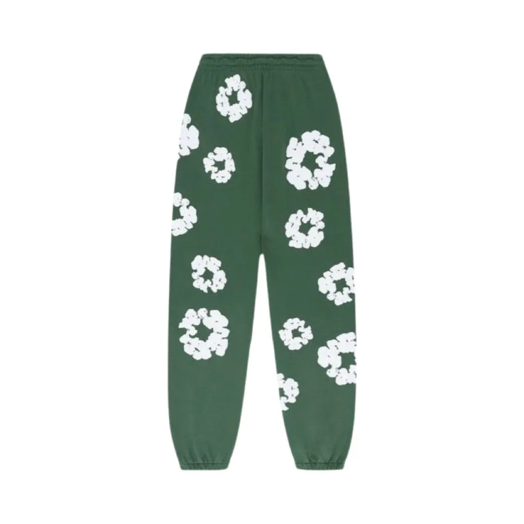 Denim Tears Cotton Wreath Green Joggers