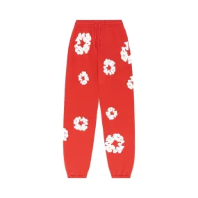 Denim Tears Cotton Wreath Red Joggers