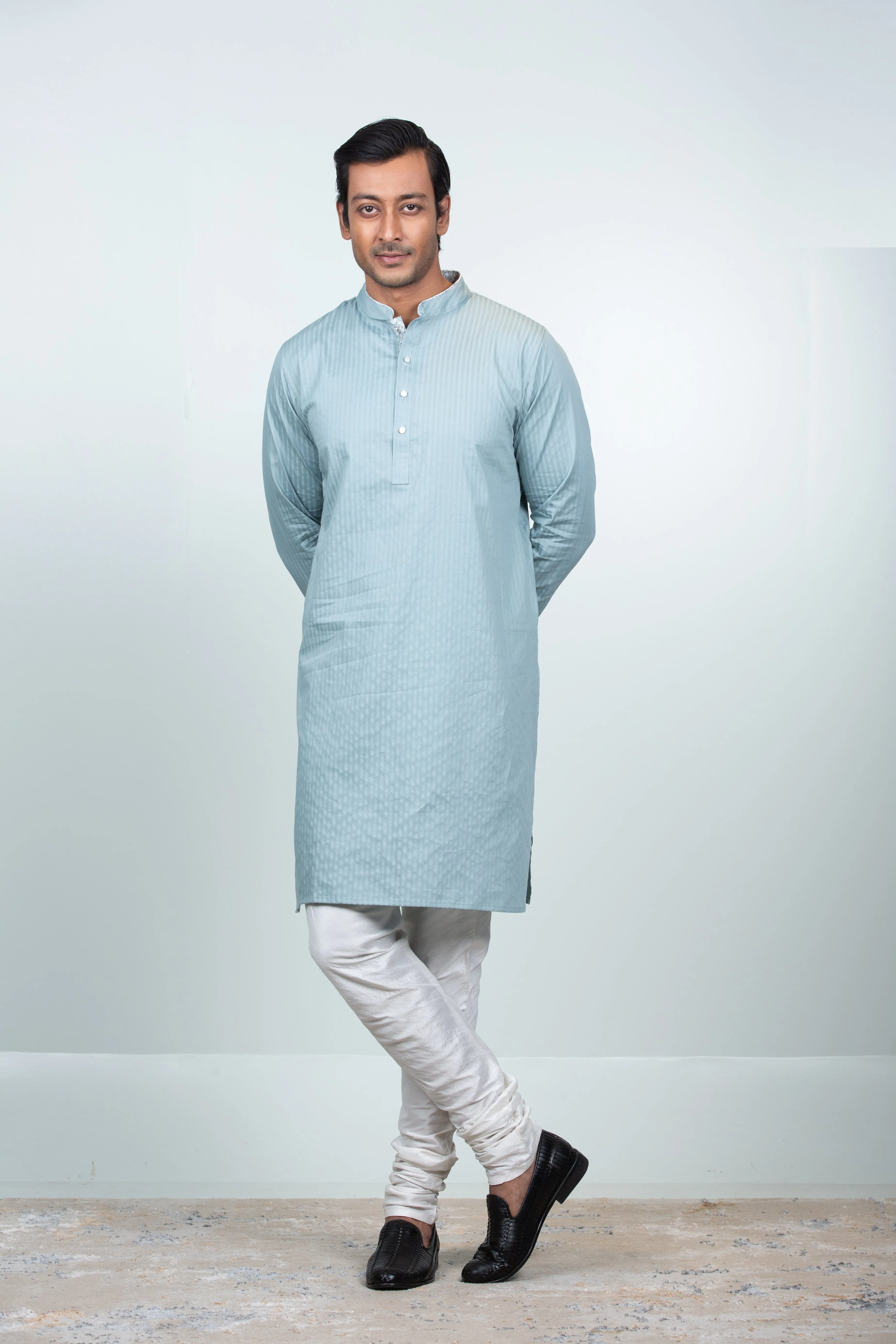 Eid Panjabi | Ash Blue