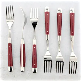 Forge de Laguiole Forks - Burgundy