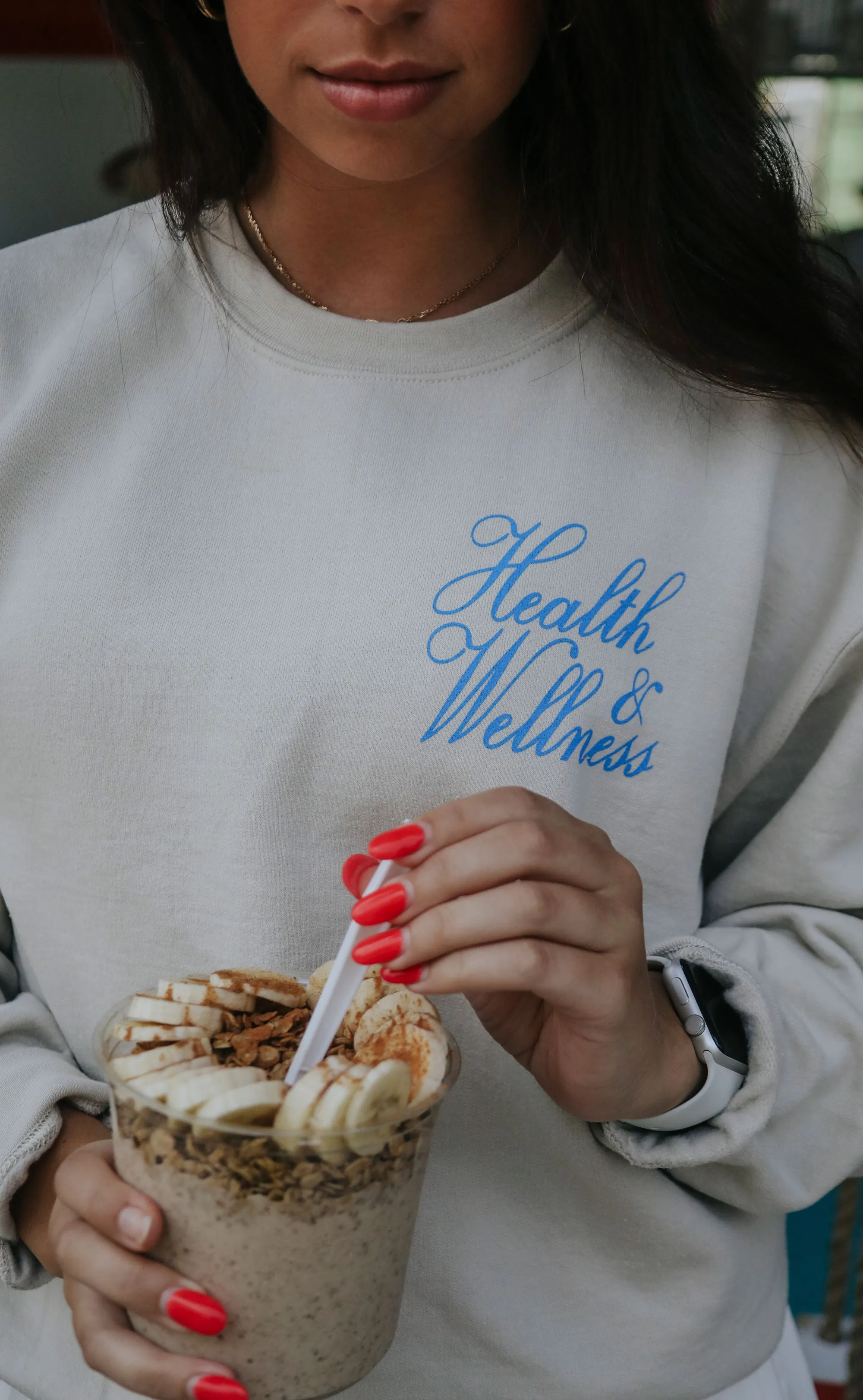 friday   saturday: health and wellness sweatshirt