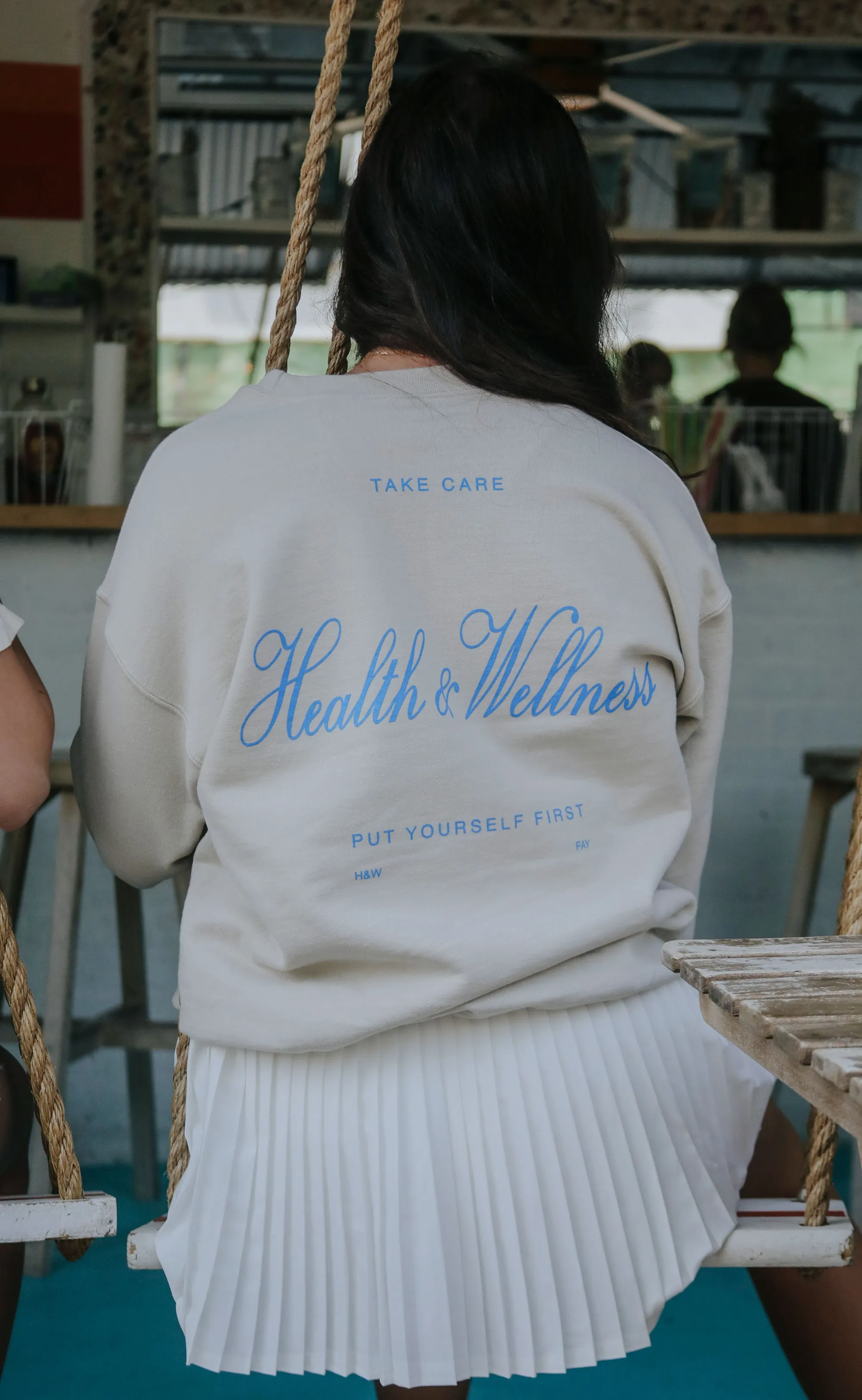 friday   saturday: health and wellness sweatshirt