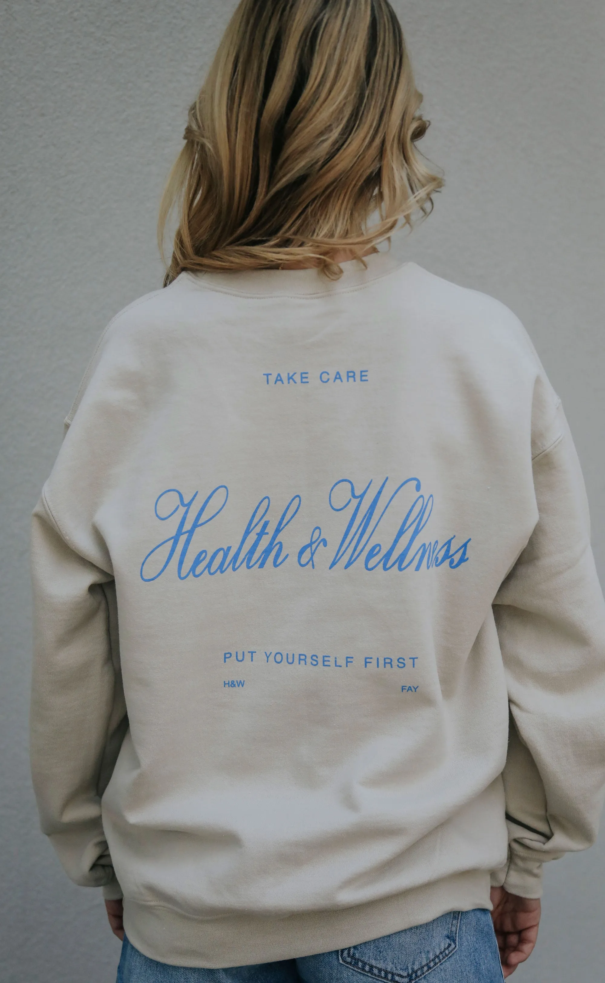 friday   saturday: health and wellness sweatshirt