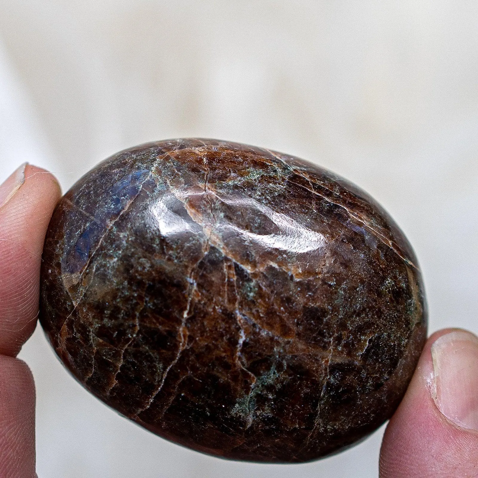 Garnet Pillow Palm Stones~ Reenergize and Align Chakras