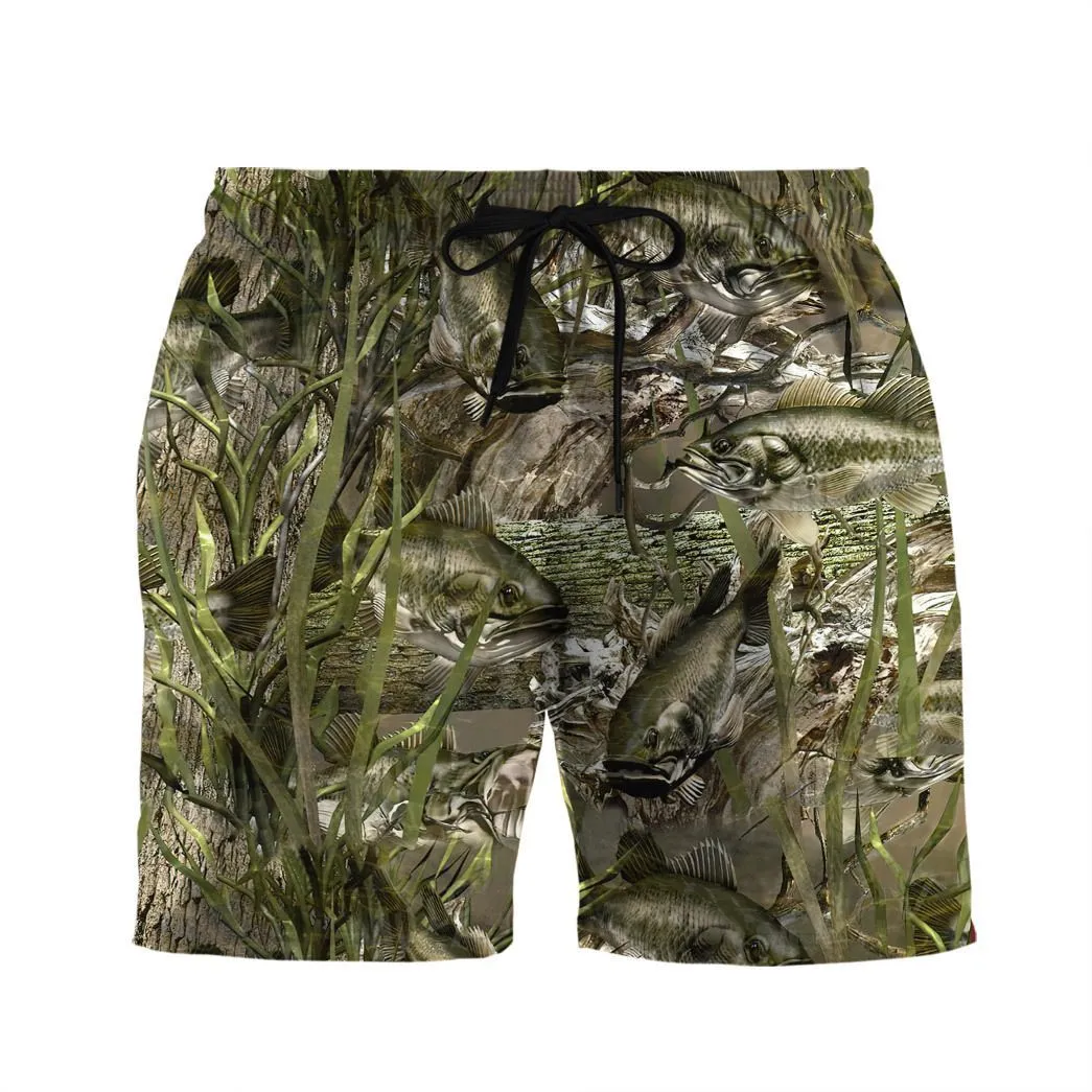 Gearhuman 3D Camo Fishing Hawaii Shirt