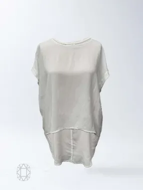 Gemma Top - Ivory Rayon