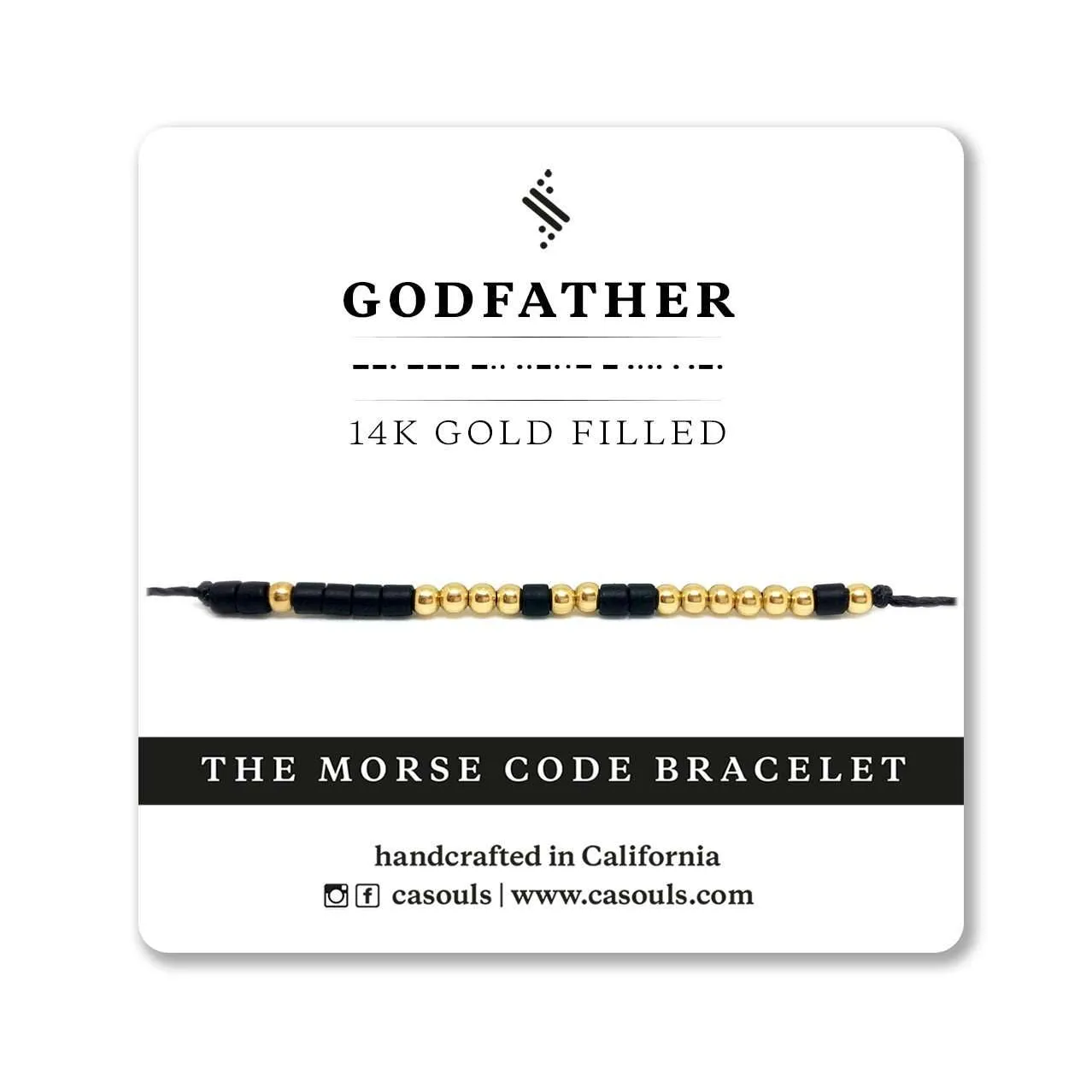 GODFATHER MORSE CODE BRACELET