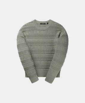 Grey Rajih Knit Sweater