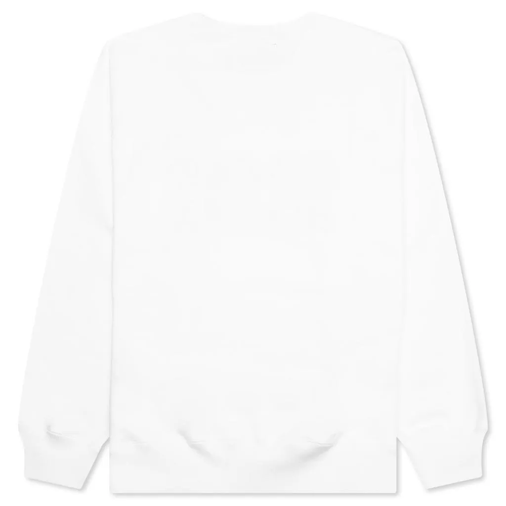 Heavy Weight Crewneck Type-2 Sweatshirt - White