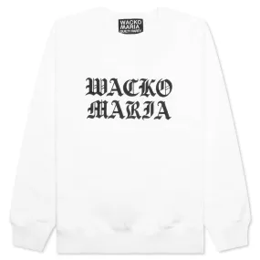 Heavy Weight Crewneck Type-2 Sweatshirt - White