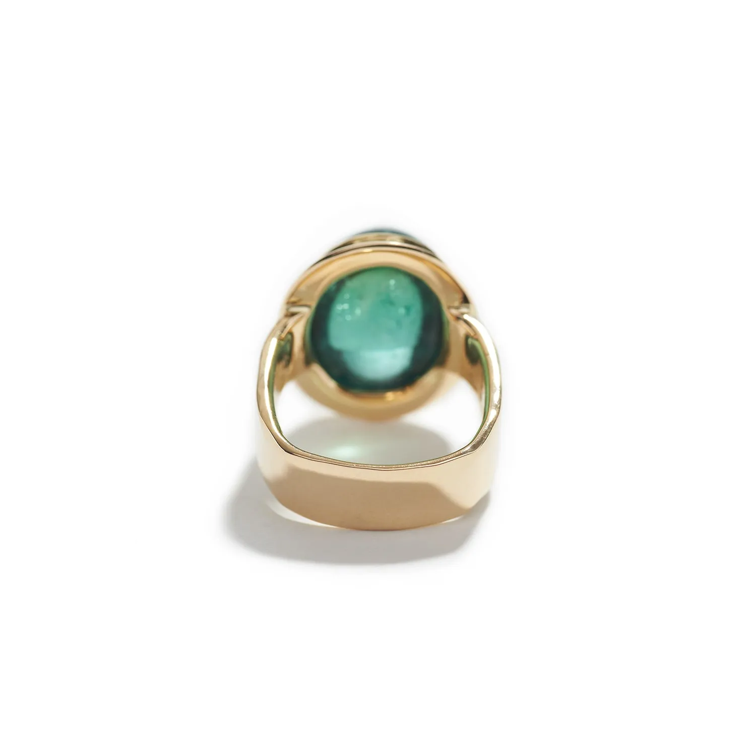 Indicolite Tourmaline Ring