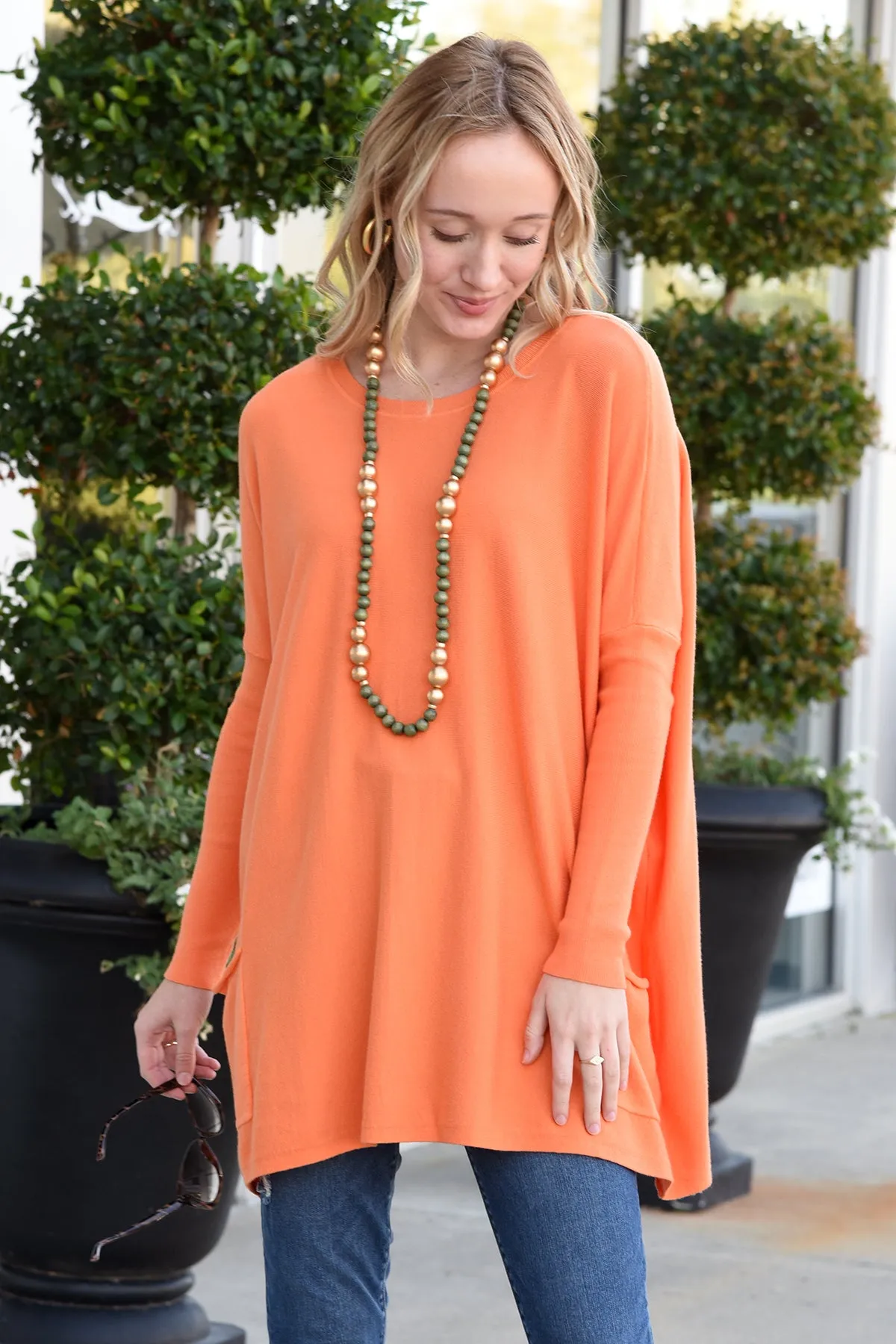 JASMINE SWEATER - ORANGE