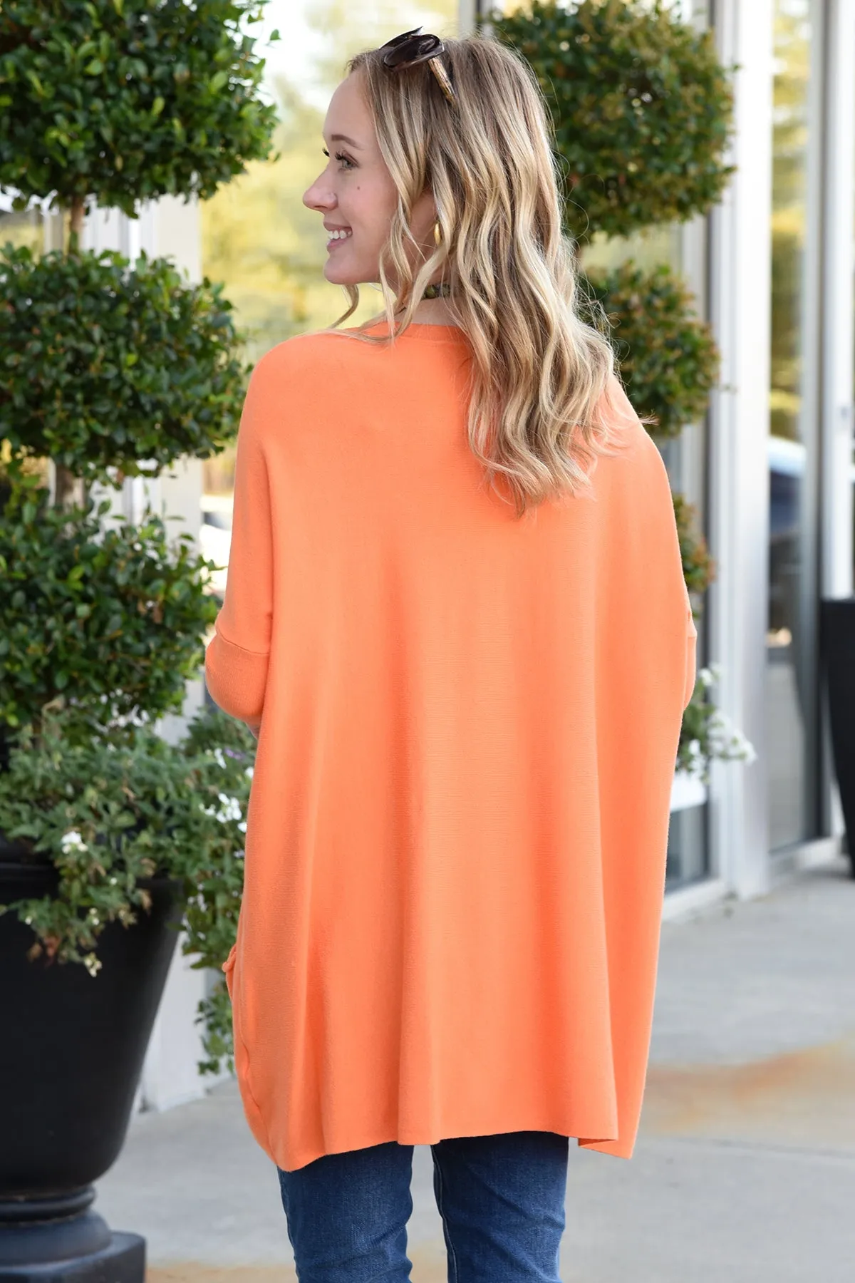 JASMINE SWEATER - ORANGE