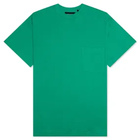 Jersey Braque Pocket Tee - Kelly Green