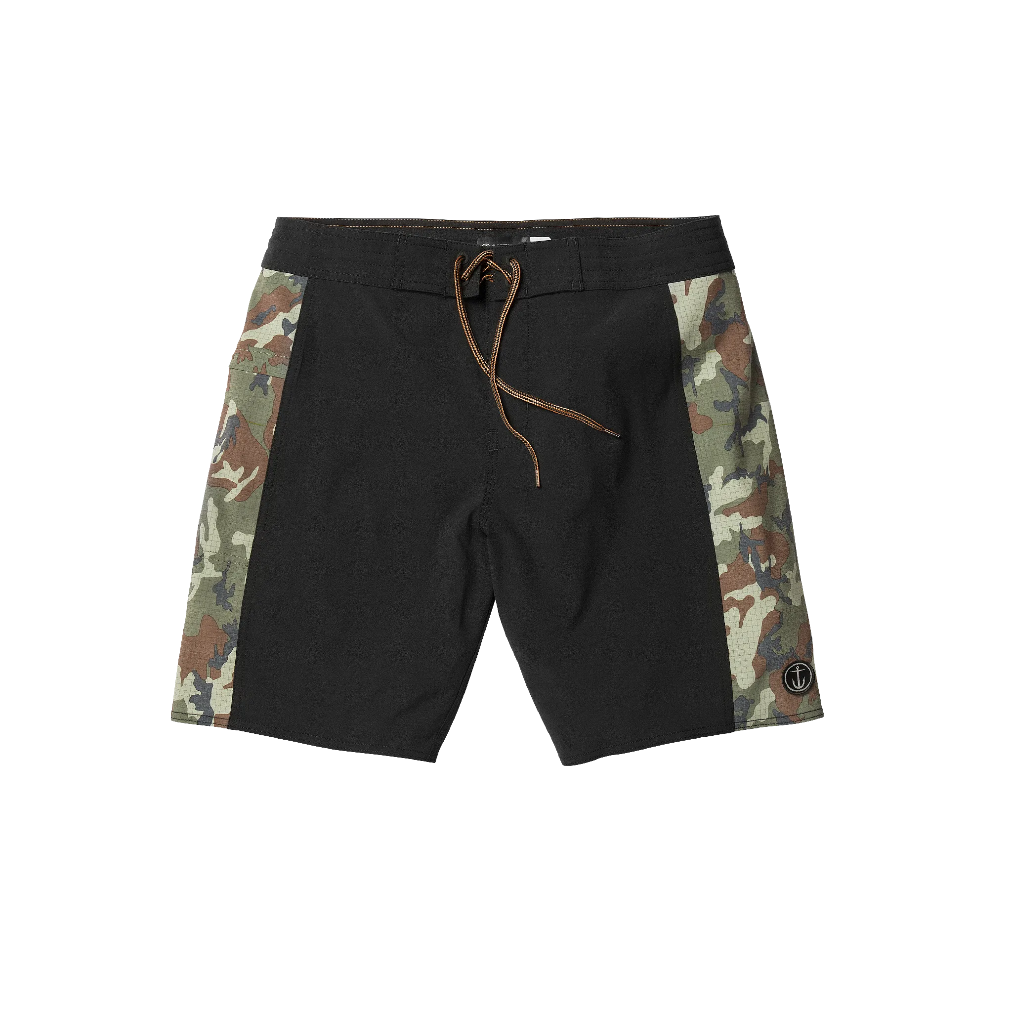 Keyhole Art Boardshort - Black