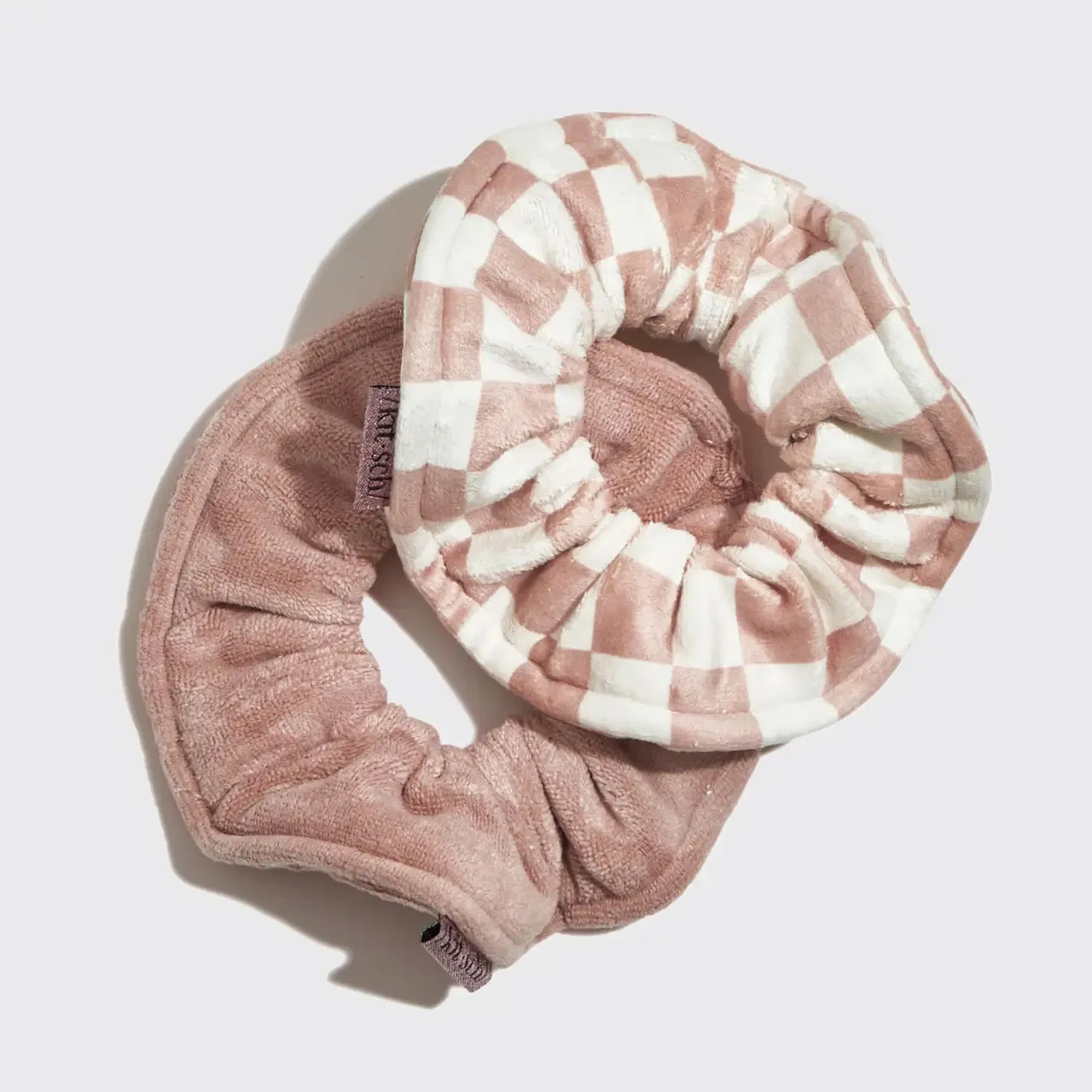 Kitsch Towel Scrunchie 2 pack | Terracotta Checker