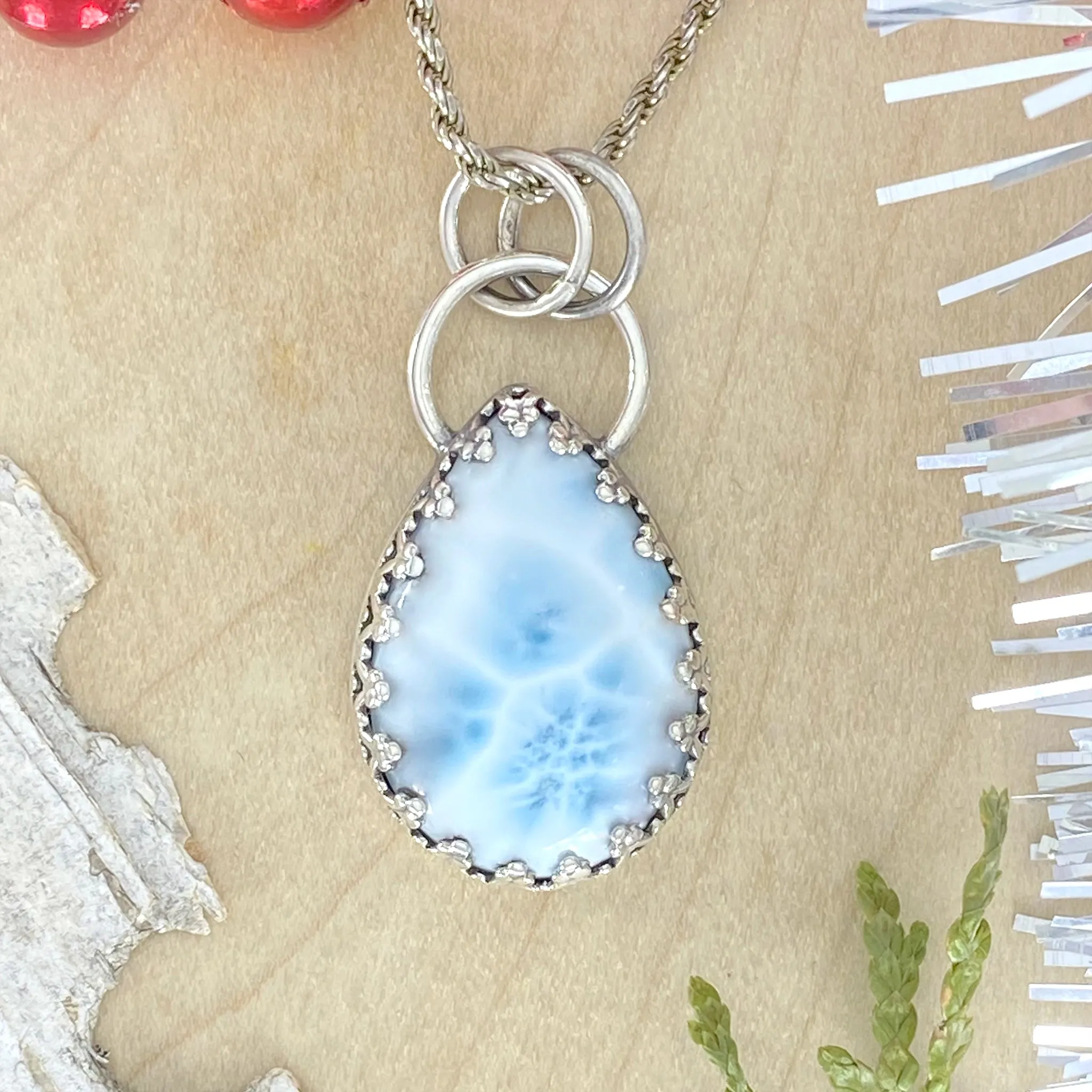 Larimar Pendant Necklace