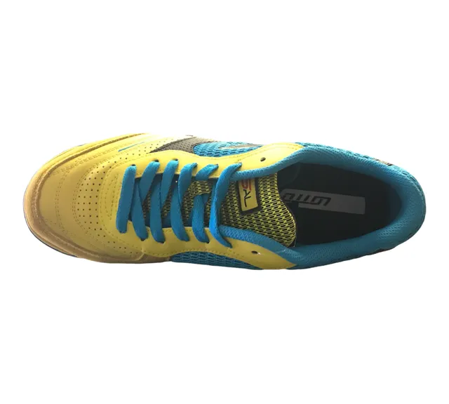 Lotto men's indoor soccer shoe Futsal pro VII ID R5779 yellow-blue