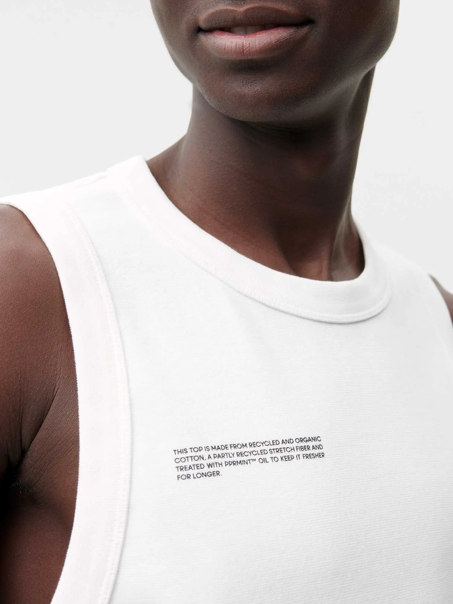 Men's Cotton Tank Top—off-white