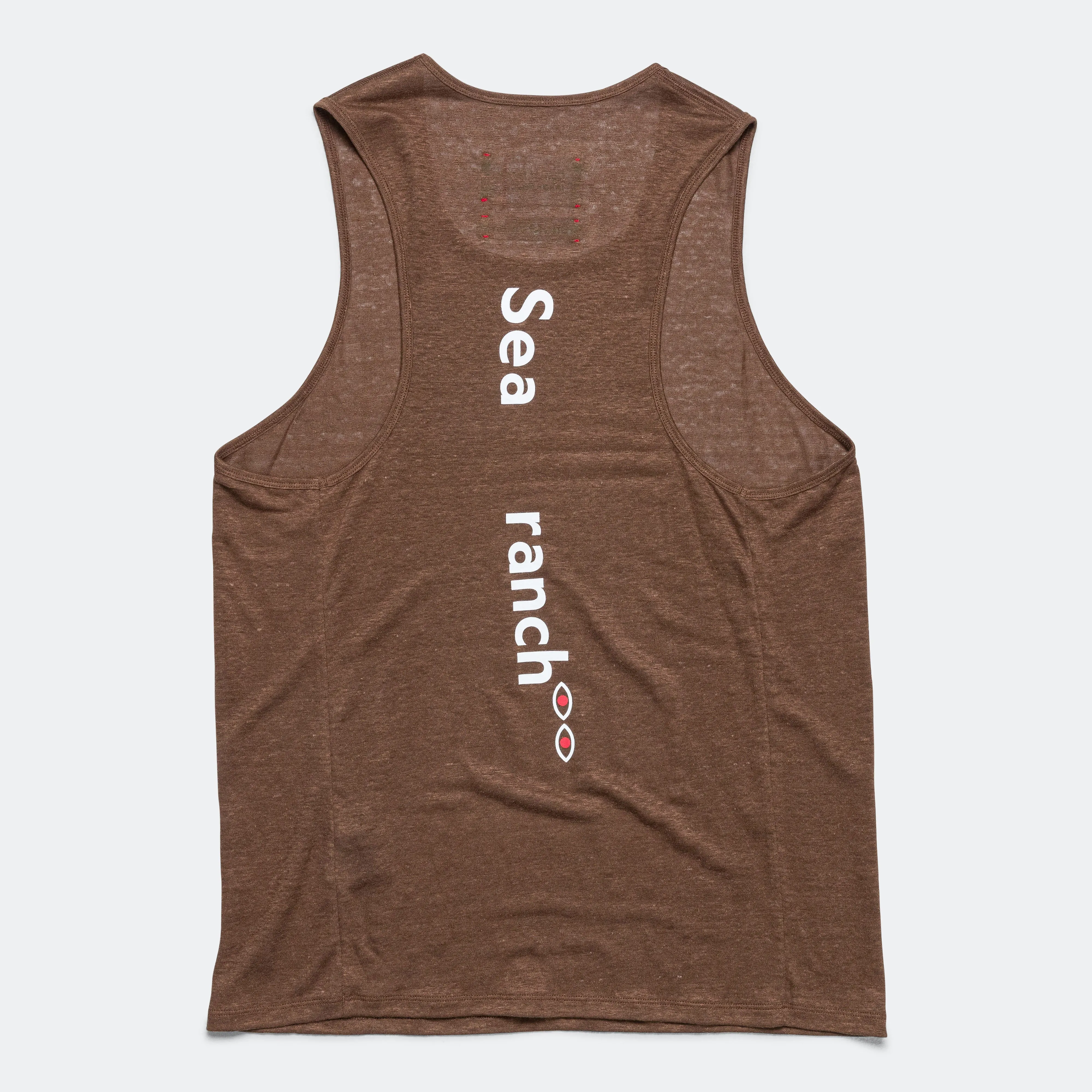 Mens Hemp Singlet - Cacao