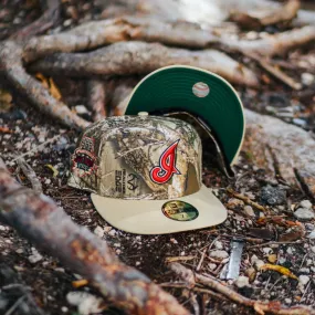 New Era Cleveland Indians Jacobs Field Green UV (Real Tree Camo/Vegas Gold)