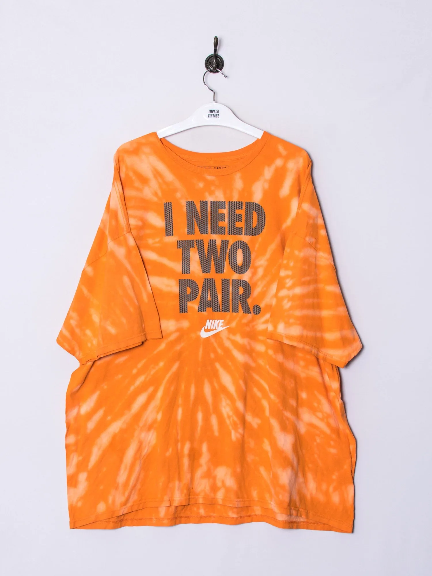 Nike Orange Tie Dye Cotton Tee