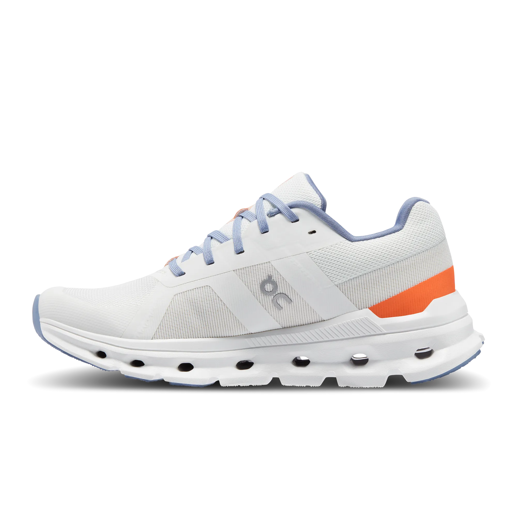 On Running Women's Cloudrunner Wide Shoes - Undyed White / Flame