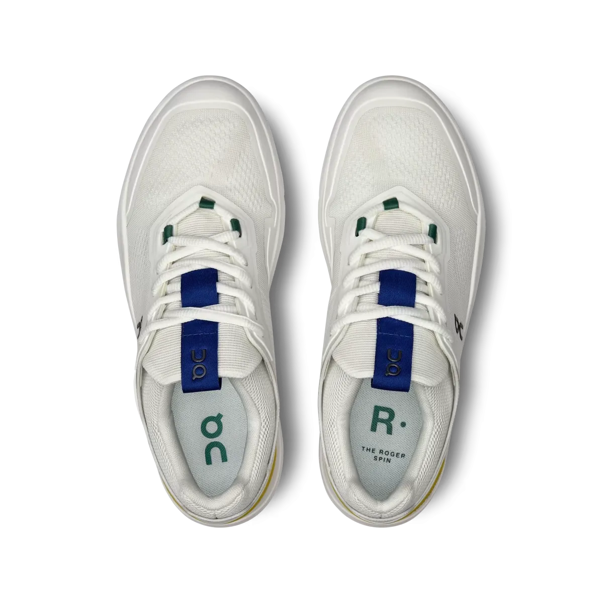 On Running Women's The Roger Spin Shoes - Undyed White / Yellow